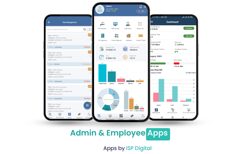 Admin & Employee Apps